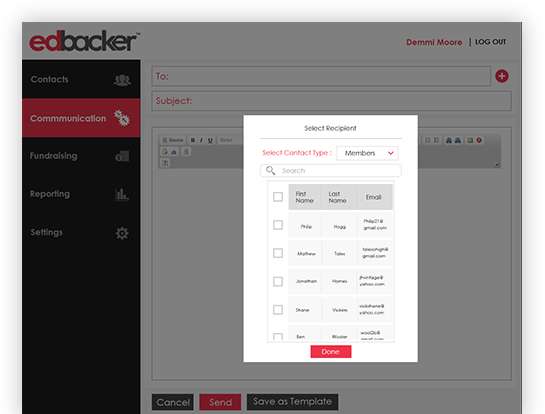 Fundraising Dashboard